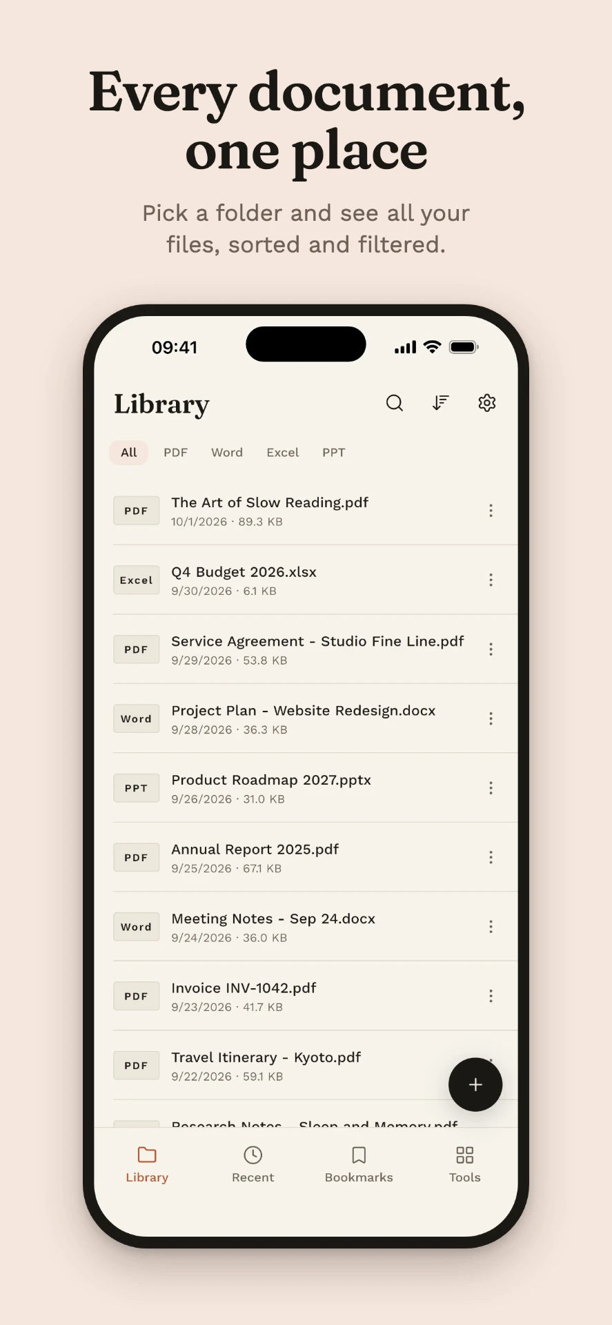 Manage your document library